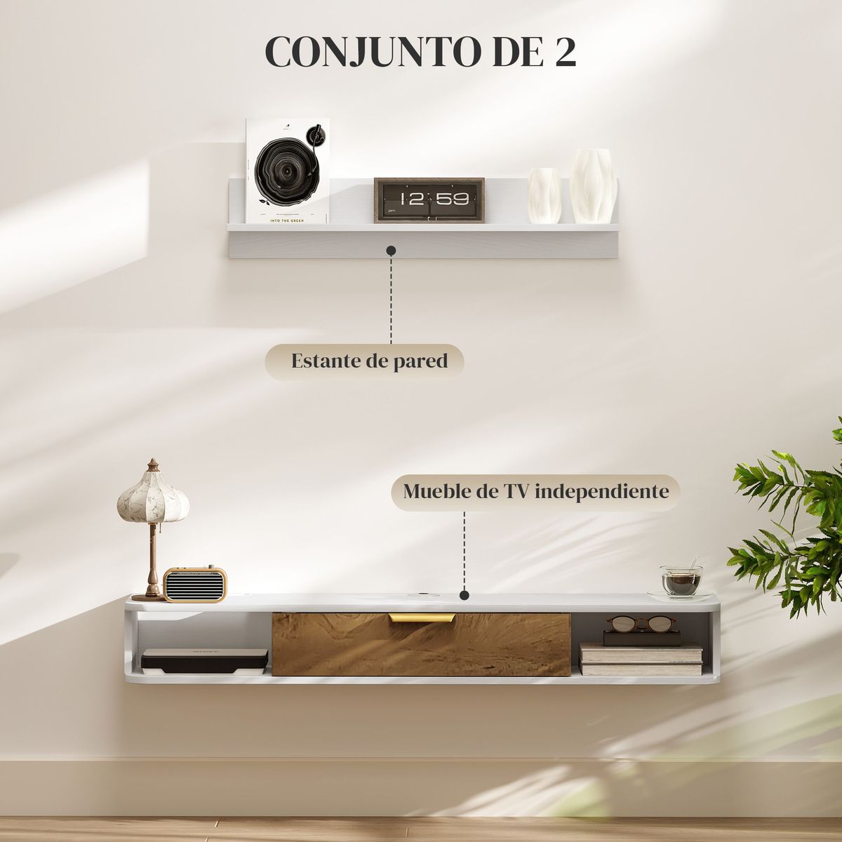 Composicion-de-salon-Nervos-con-modulo-superior-y-diseño-flotante-blanco