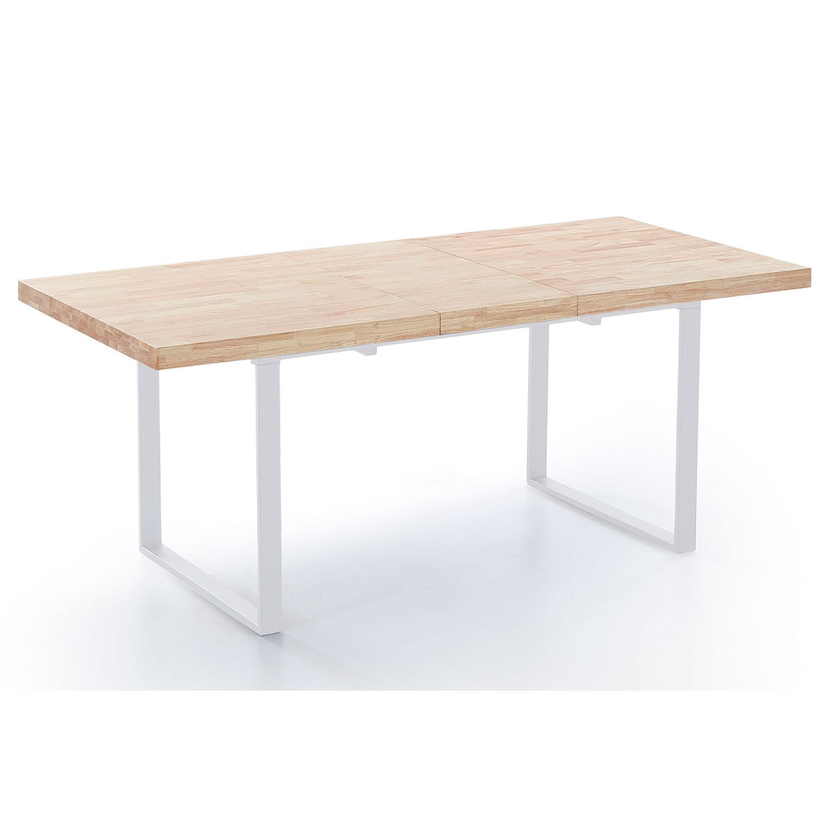 Mesa-de-comedor-extensible-Natural-roble-nordish-blanco-76x140-180x80-cm-extendida