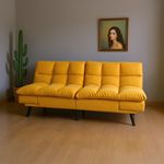 Sofa-cama-Cushion-sistema-clic-clac-amarillo-81x183x865-cm-ambientada
