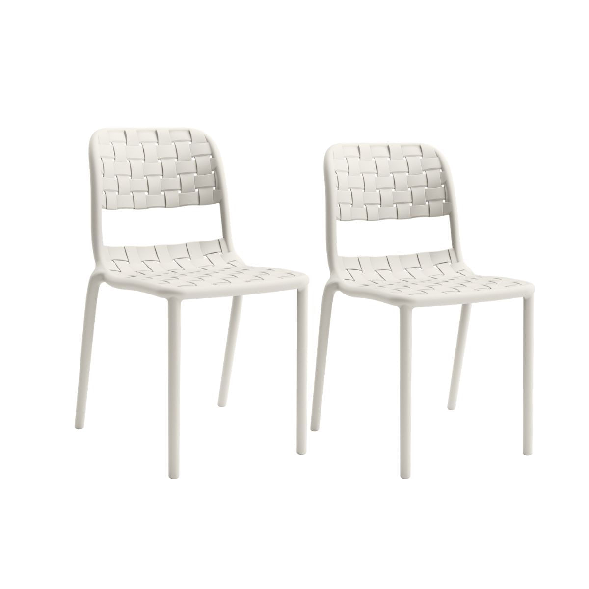 Pack-de-2-sillas-de-exterior-Bora-apilables-con-proteccion-UV-blanco-