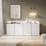 Aparador-Kroma-4-puertas-con-luz-LED-blanco-911x2072x35-cm