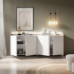 Aparador-Kroma-4-puertas-con-patas-y-luz-LED-blanco-911x2072x35-cm