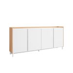 Aparador-Kroma-4-puertas-con-patas-y-luz-LED-blanco-911x2072x35-cm