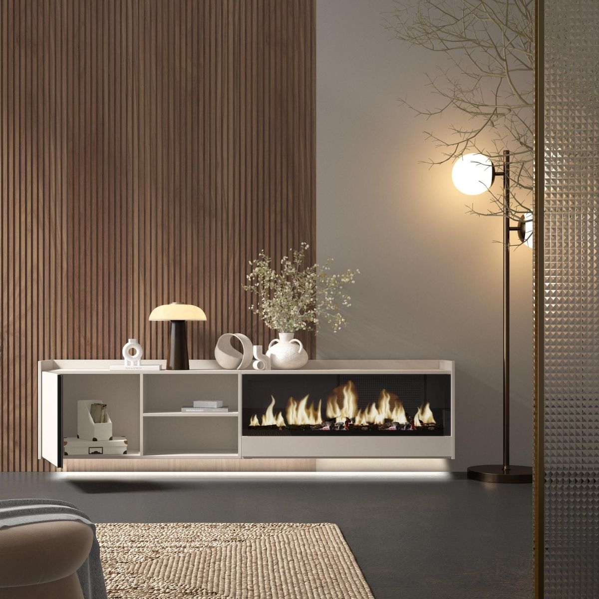 Mueble-de-TV-Kroma-luz-LED-y-chimenea-derecha-flotante-beige-50x2124x35-cm