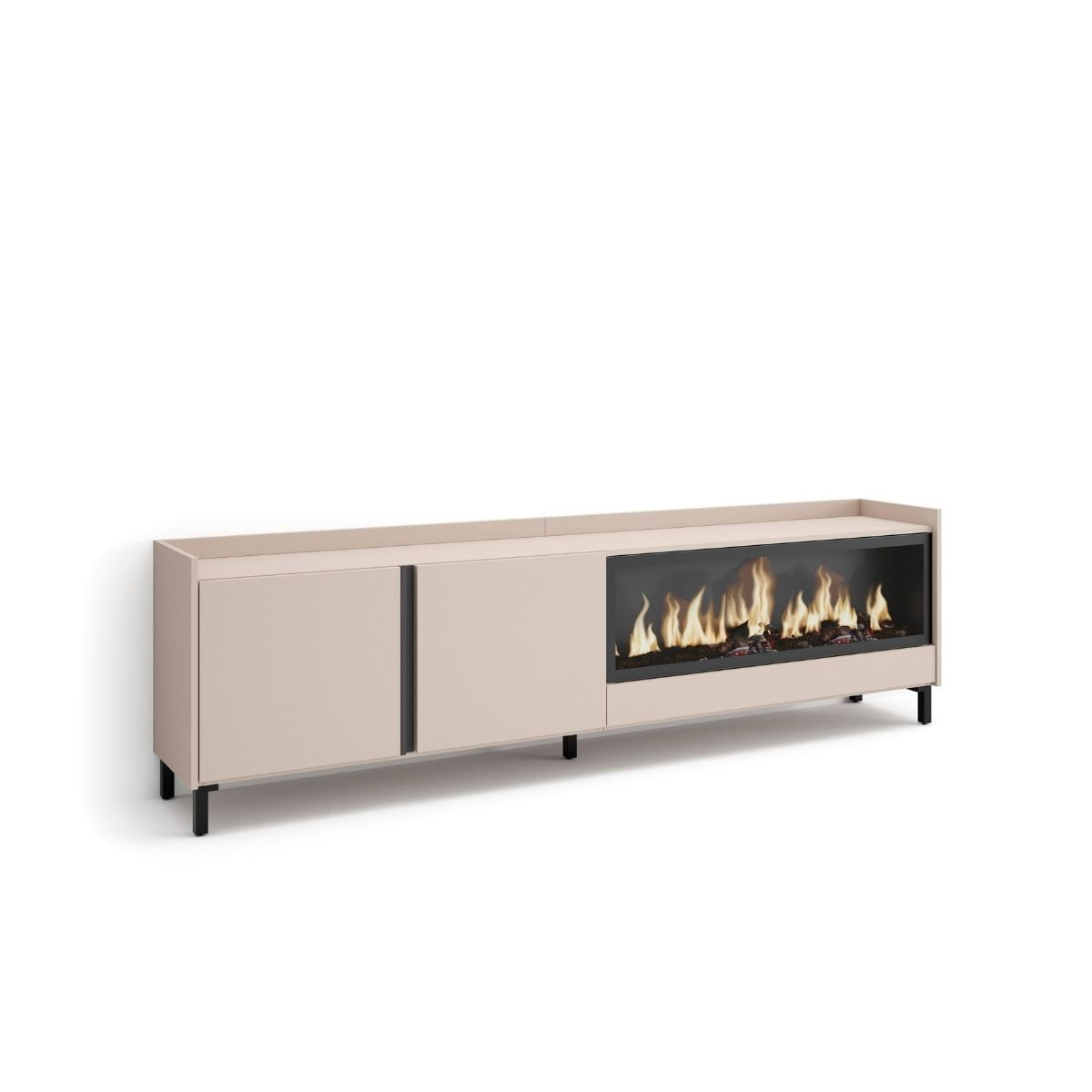 Mueble-de-TV-Kroma-con-patas-y-chimenea-derecha-beige-611x2124x35-cm