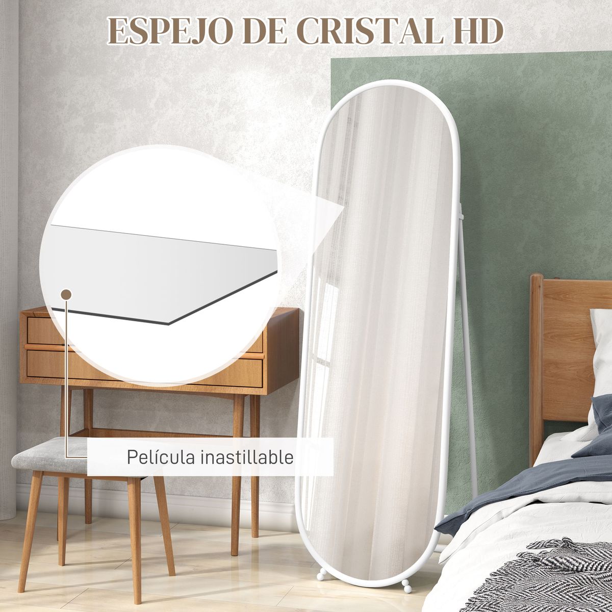 Espejo-de-pie-Myra-Homcom-diseño-ovalado-2-instalaciones-blanco-160x40-cm