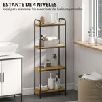 Estanteria-Rubio-Homcom-4-estantes-negro-natural-775x415x215-cm
