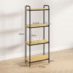Estanteria-Rubio-Homcom-4-estantes-negro-natural-775x415x215-cm