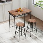 Conjunto-de-cocina-Remo-Homcom-mesa-alta-con-2-taburetes-marron