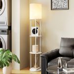 Lampara-de-pie-Florenza-Homcom-estantes-y-3-temperaturas-blanco-Ø29x158-cm