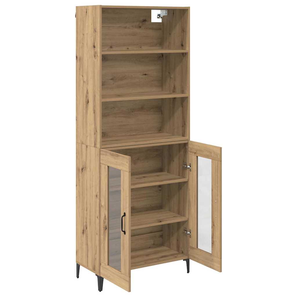 Aparador-Arco-3-estantes-con-armario-natural-180x695x34-cm