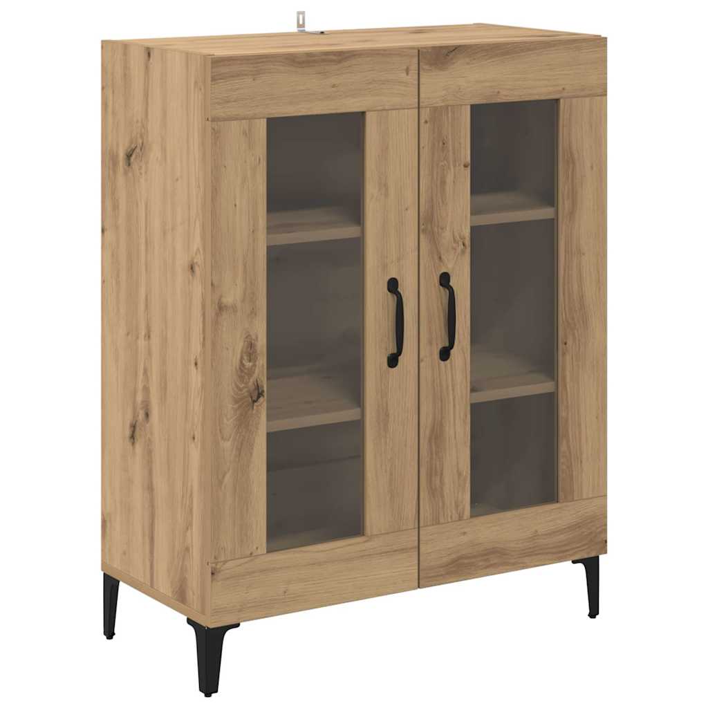 Aparador-Arco-3-estantes-con-armario-natural-180x695x34-cm