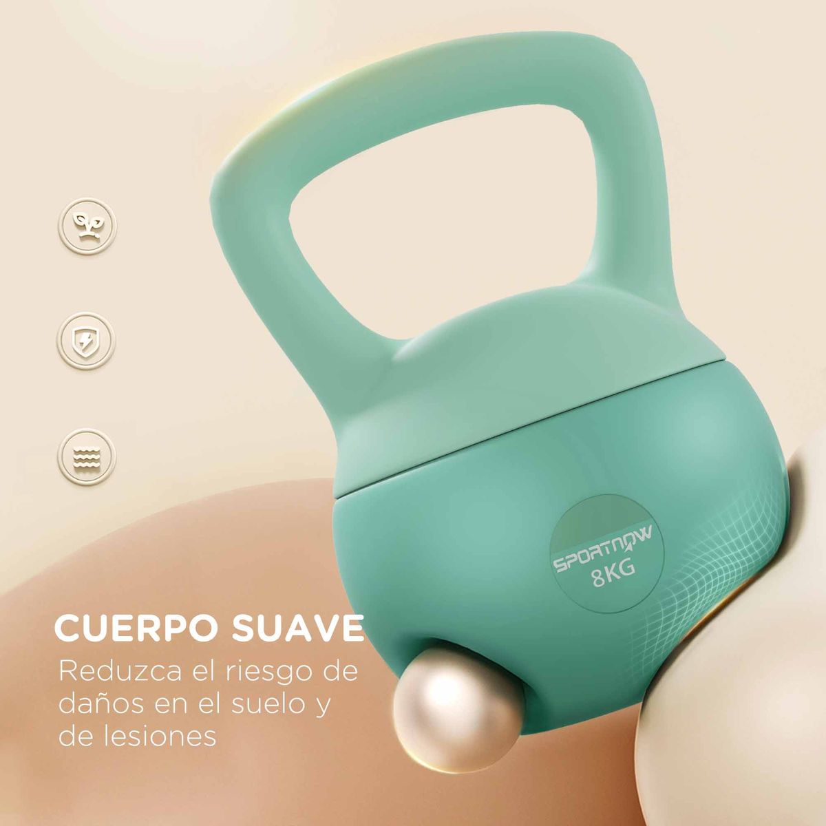 Pesa-rusa-Kettlebell-Sportnow-Arena-8kg-antideslizante-verde