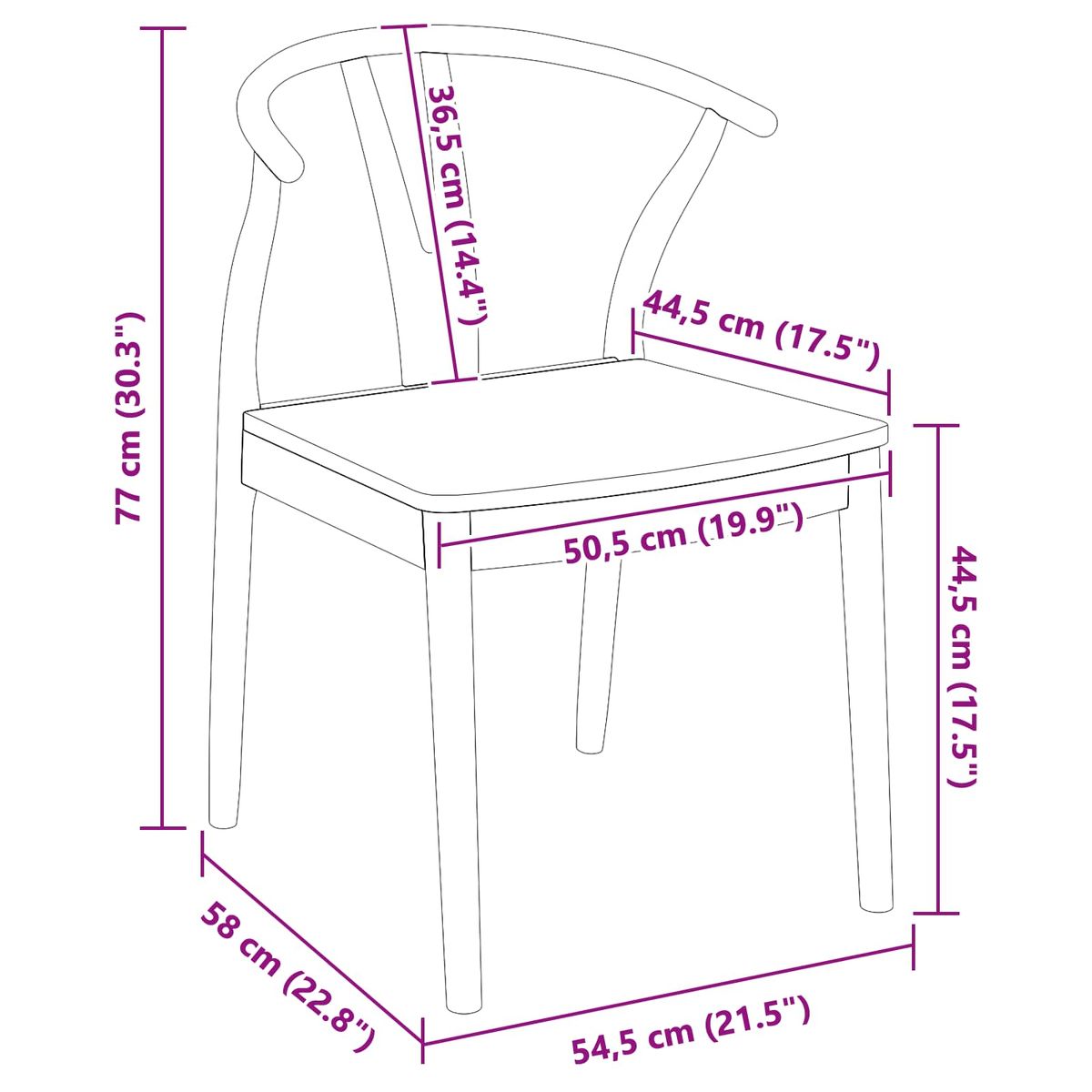 Pack-de-2-sillas-Aloe-respaldo-curvado-blanco-77x545x58-cm
