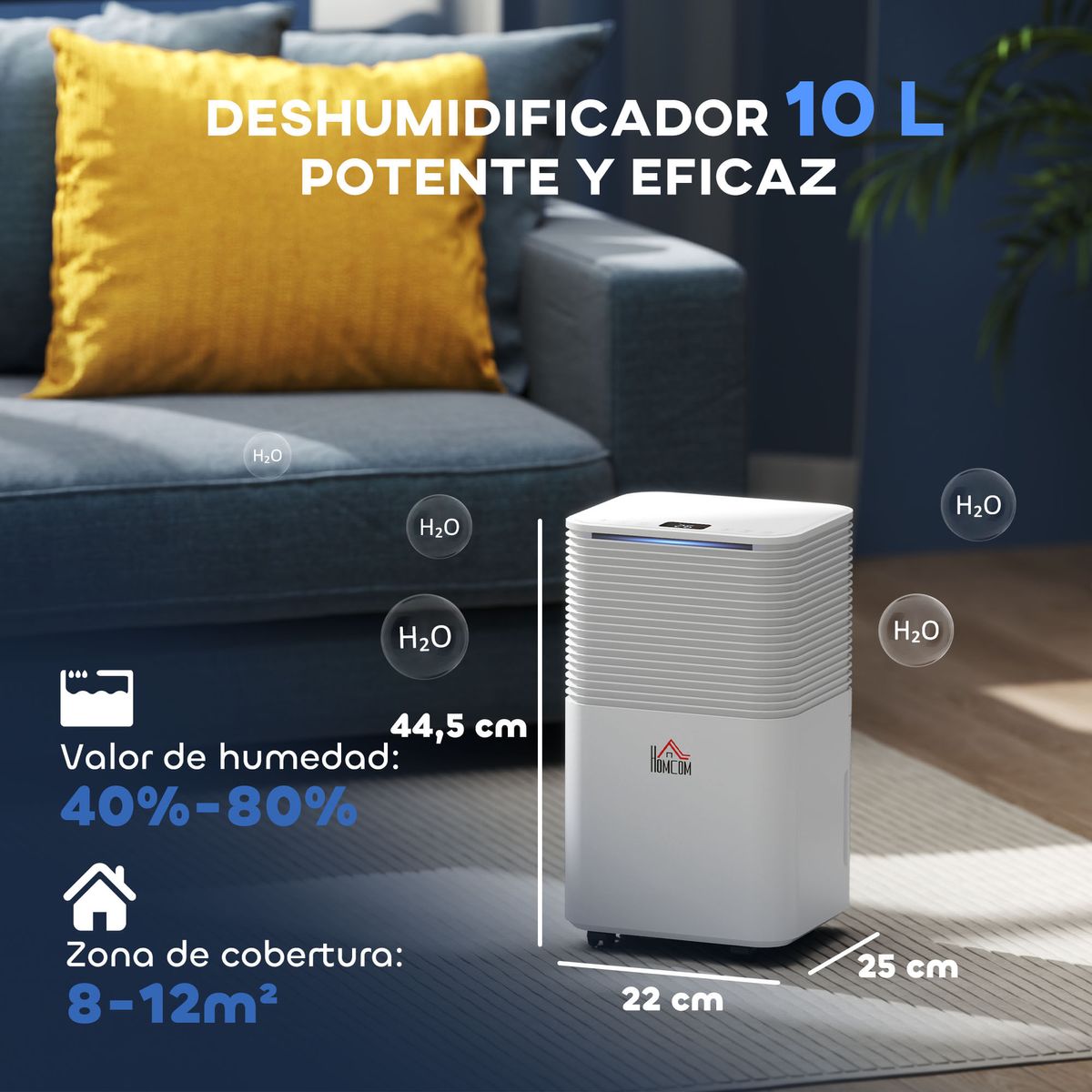 Deshumidificador-Homcom-10L-2-velocidades-3-modos-blanco-445x22x25-cm
