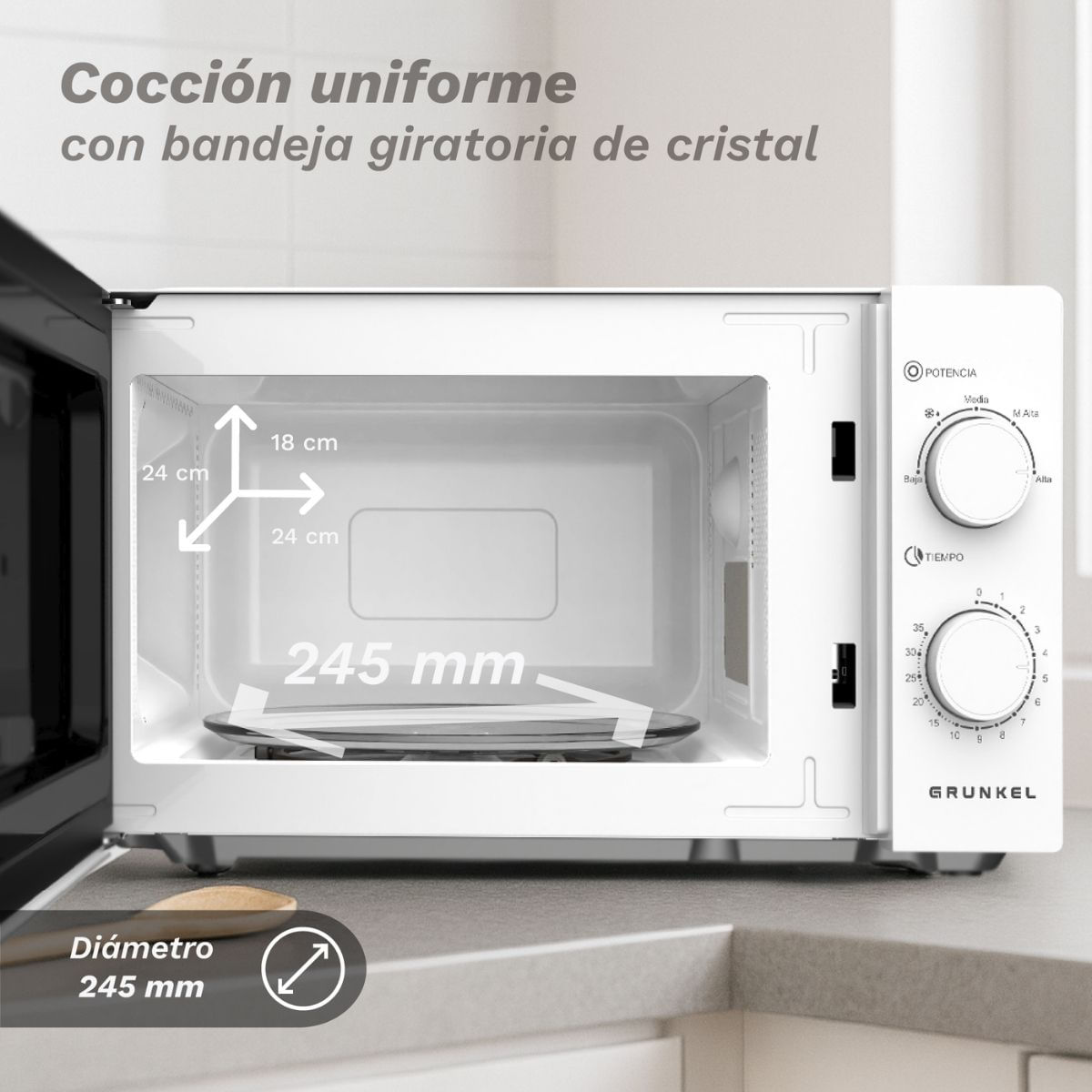 Microondas-MW-20EASY-Grunkel-700W-20L-5-niveles-negro