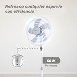 Ventilador-de-pie-Grunkel-FAN-165R-50W-3-velocidades-blanco-120-cm