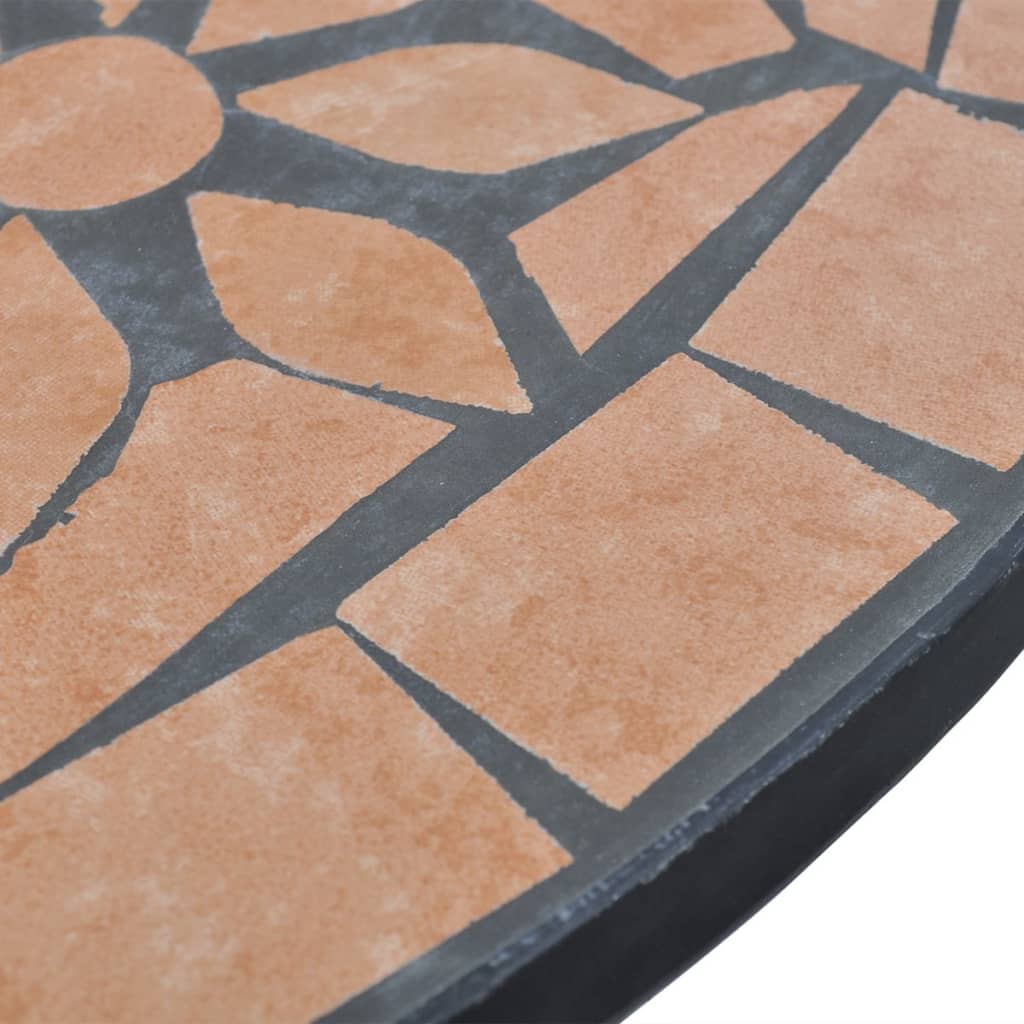 Mesa-de-exterior-Ceramic-marron-Ø60x70-cm