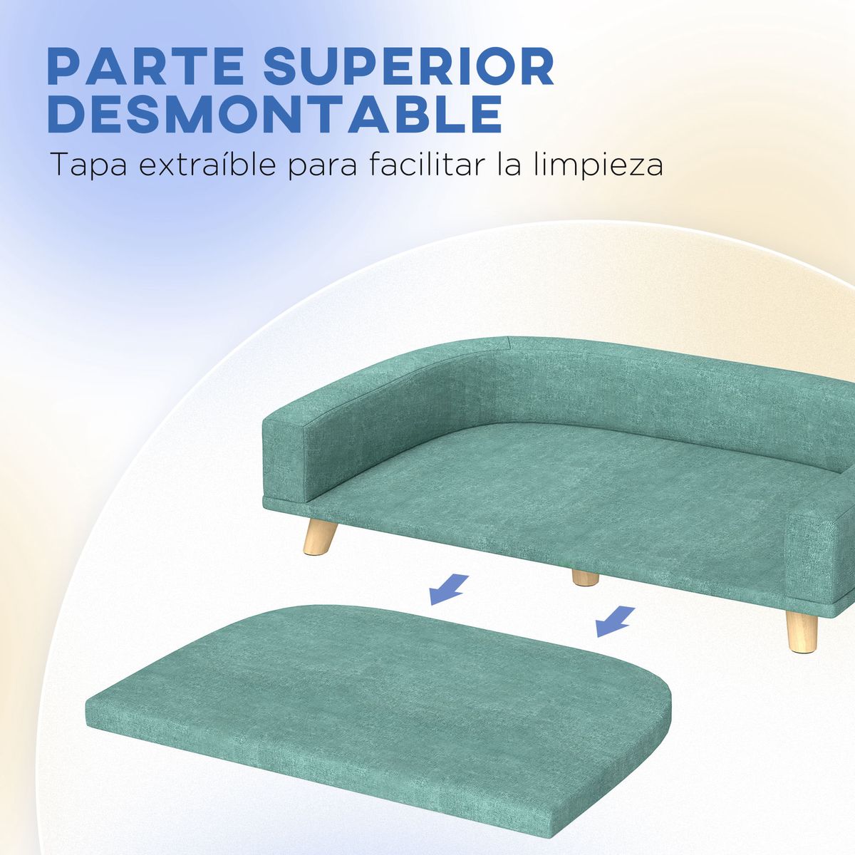 Cama-para-perros-Bobby-PawHut-cojin-extraible-25x98x67-cm-
