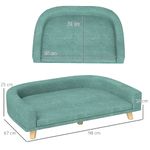 Cama-para-perros-Bobby-PawHut-cojin-extraible-25x98x67-cm-