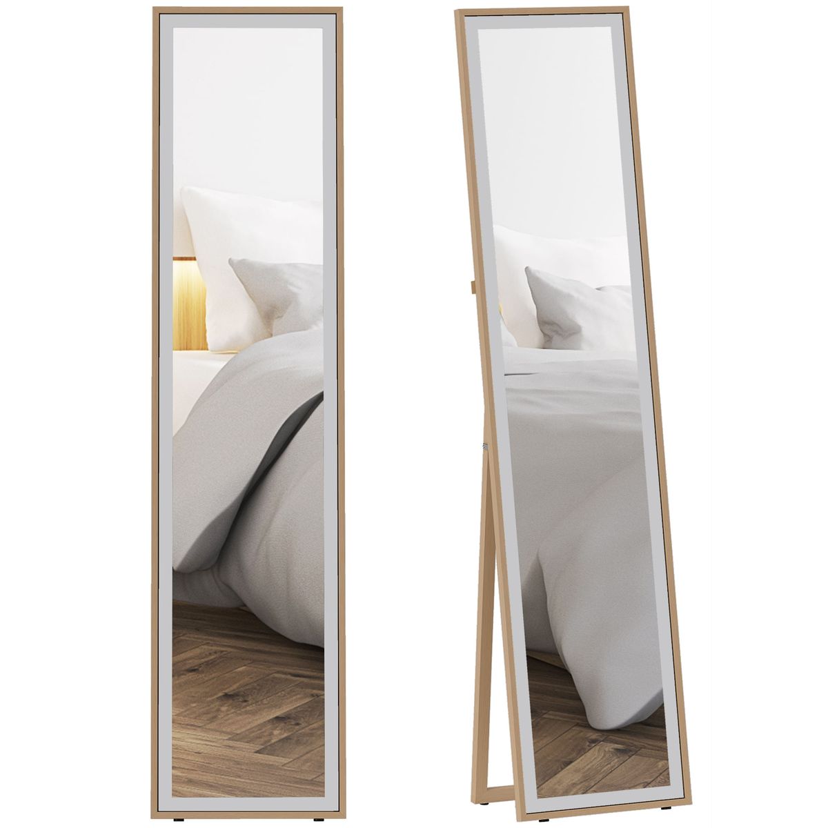 Espejo-de-pie-Blure-Homcom-3-formas-de-uso-natural-1505x37-cm