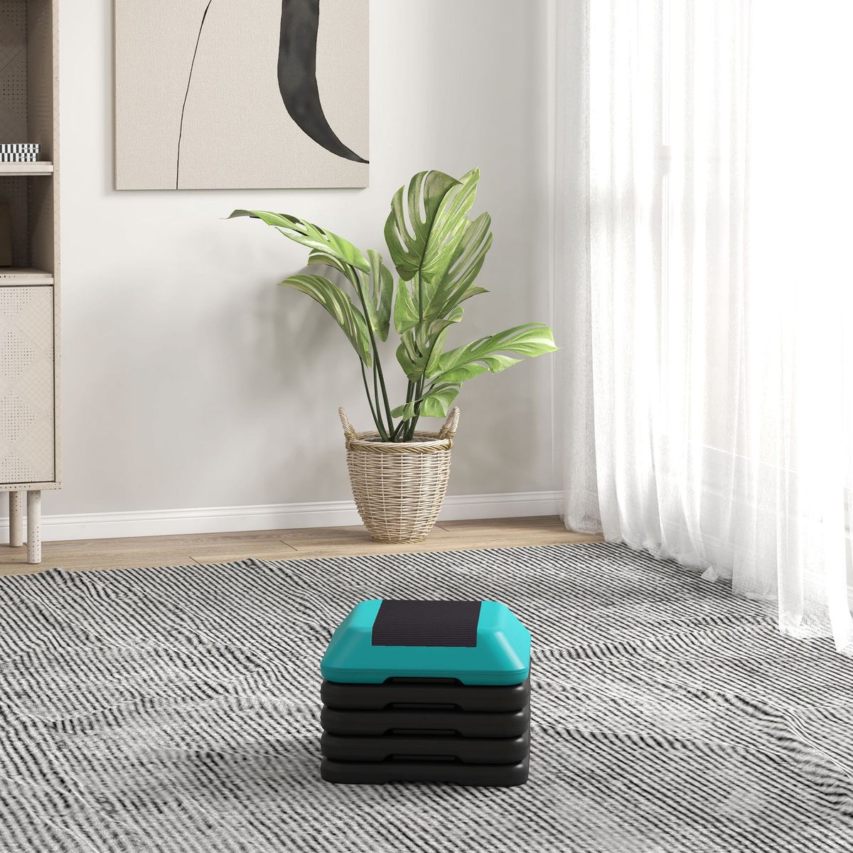 Stepper-Sportnow-antideslizante-y-altura-regulable-negro-30x40x40-cm-