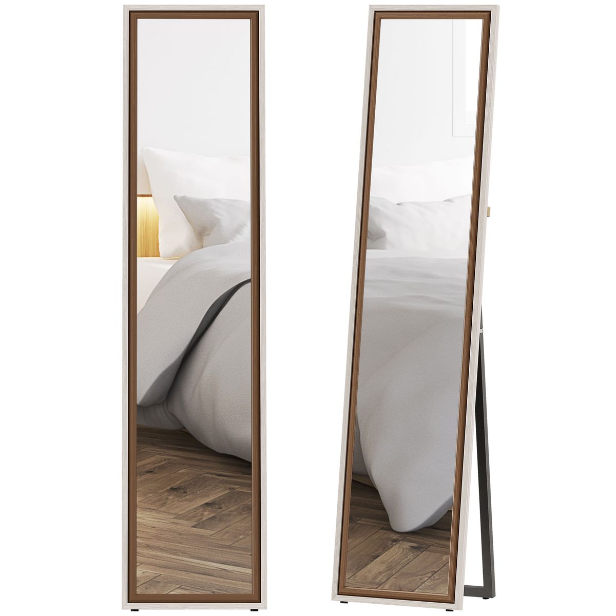 Espejo-de-pie-Runne-Homcom-3-formas-de-uso-marron-oscuro-1505x37-cm