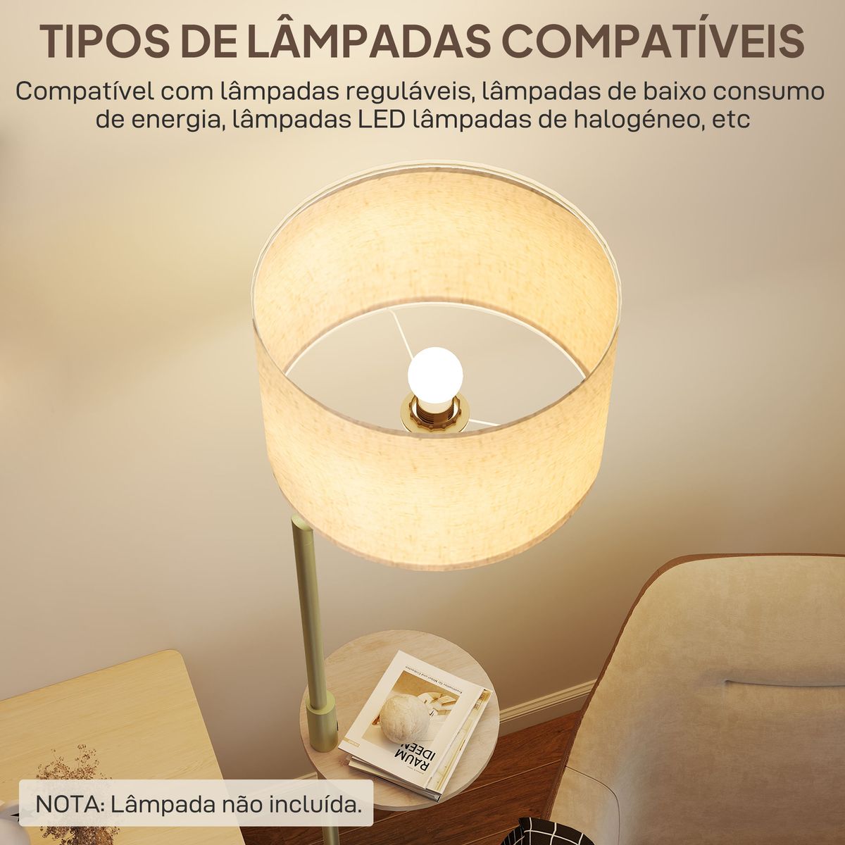 Lampara-de-pie-Tankh-Homcom-con-estante---puerto-USB-dorado