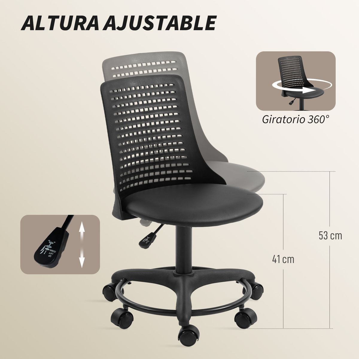 Silla-de-escritorio-Lyssara-Homcom-altura-ajustable-giratoria-negro-74-86x43x42-cm