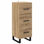 Vitrina-Cristina-1-puerta-con-3-cajones-roble-180x345x34-cm-