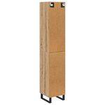 Vitrina-Cristina-1-puerta-con-3-cajones-roble-180x345x34-cm-