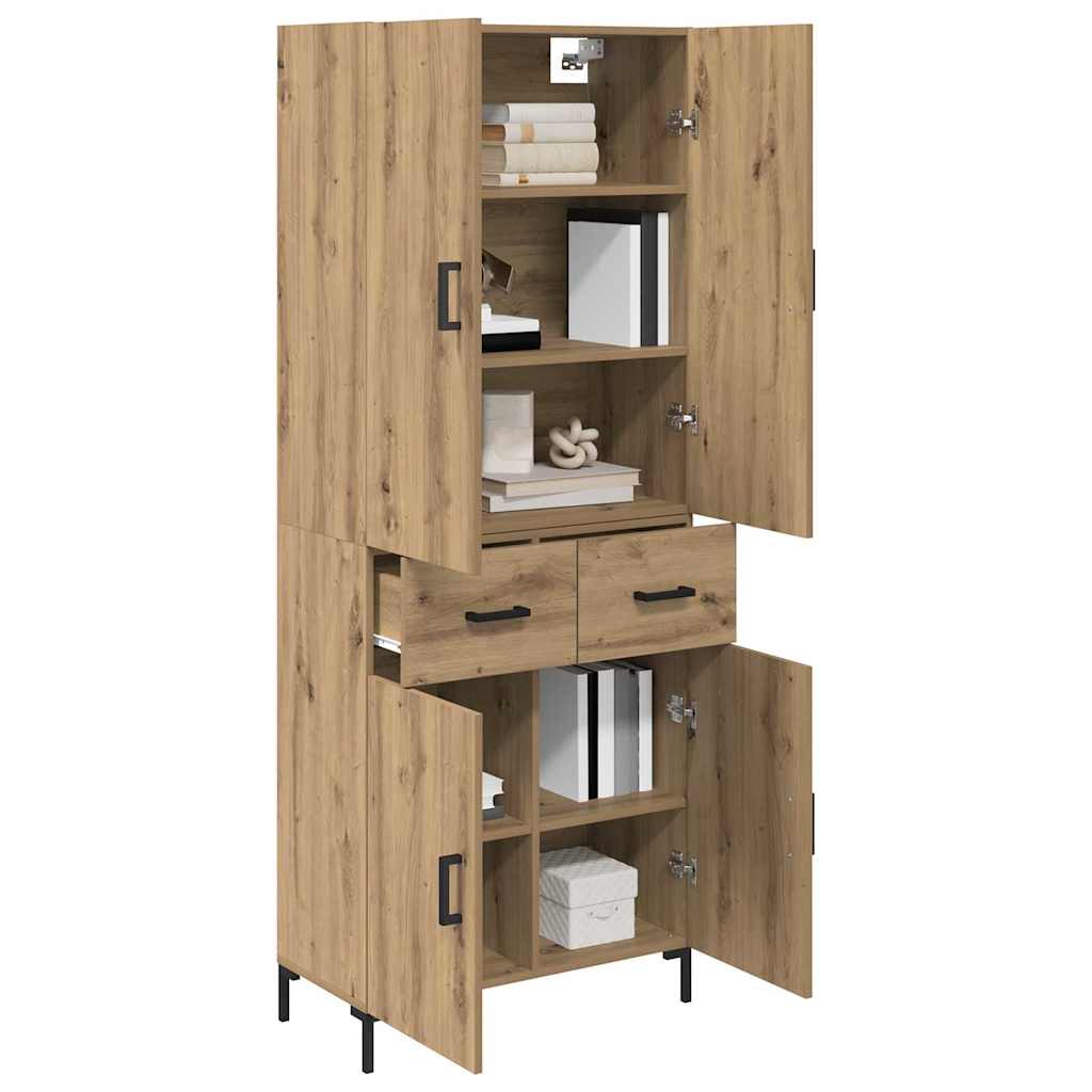 Armario-auxiliar-Sabina-4-puertas-y-2-cajones-roble-180x695x34-cm-