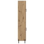 Vitrina-London-4-puertas-con-tiradores-roble-180x695x34-cm-