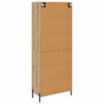 Vitrina-London-4-puertas-con-tiradores-roble-180x695x34-cm-