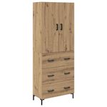 Armario-auxiliar-Aberdeen-2-puertas-y-3-cajones-roble-180x695x34-cm