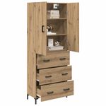 Armario-auxiliar-Aberdeen-2-puertas-y-3-cajones-roble-180x695x34-cm