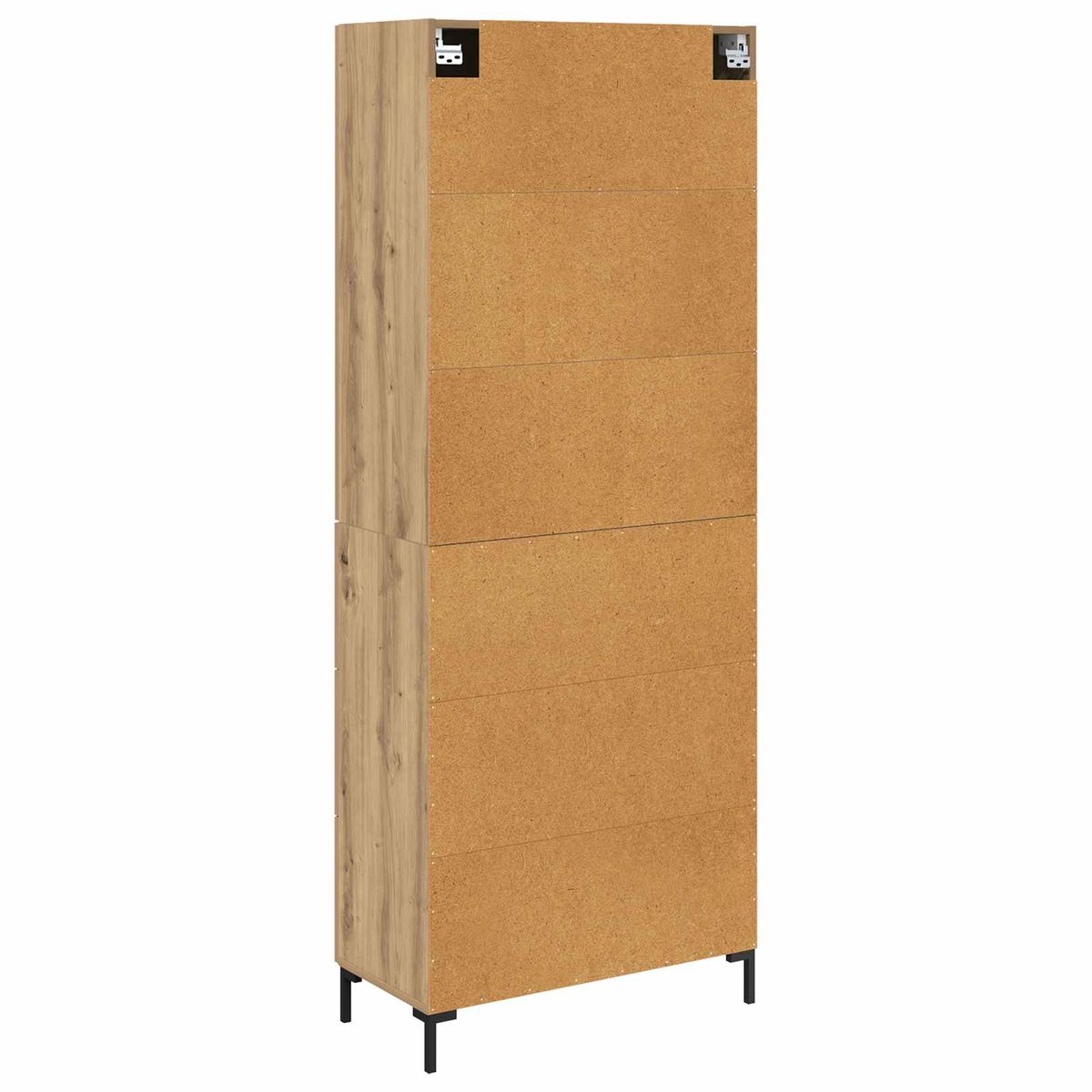 Armario-auxiliar-Aberdeen-2-puertas-y-3-cajones-roble-180x695x34-cm