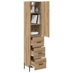 Armario-auxiliar-Stoke-1-puerta-y-3-cajones-roble-180x345x34-cm-