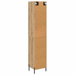 Armario-auxiliar-Stoke-1-puerta-y-3-cajones-roble-180x345x34-cm-