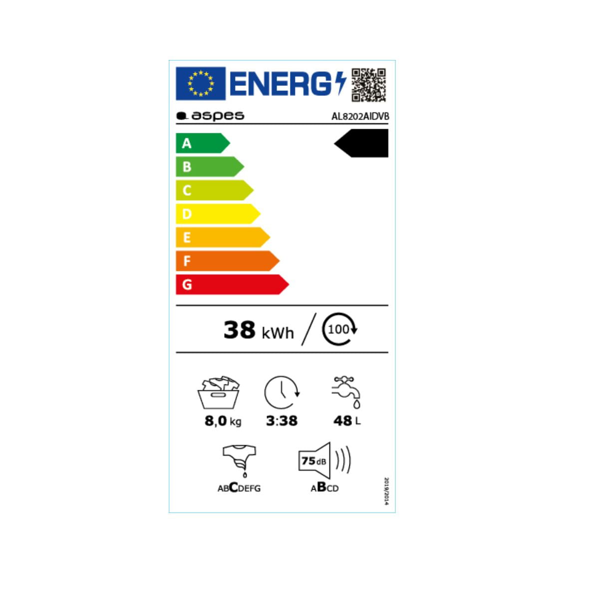 Lavadora-carga-frontal-Aspes-AL8202AIDVB-8kg-1200-rpm-16-programas-A-blanco-60-cm-