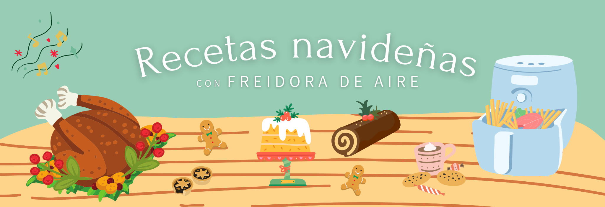 Recetas navideñas fáciles y originales en freidora de aire